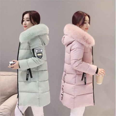 Parka coat women winter coat long cotton casual cotton hooded coat women thick warm winter coat women coat coat 2019 new