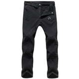 Stretch Waterproof Pants Men Casual Winter Thick Warm Fleece Shark Skin Trousers Male Windbreaker Sweatpants Mens Tactical Pants