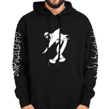 Ghostemane Hoodies Mercury Retrograde Image Printed Sweatshirt Black Long Sleeve Velvet Warm Soft Hooded