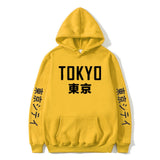 2020 New  Japan Harajuku Hoodies Tokyo City Printing Pullover Sweatshirt Casual Hip Hop Streetwear off white  Male Tops 3XL