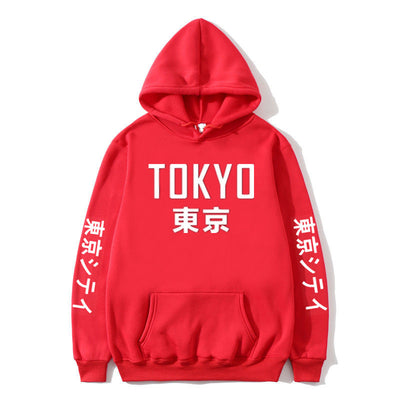 2020 New  Japan Harajuku Hoodies Tokyo City Printing Pullover Sweatshirt Casual Hip Hop Streetwear off white  Male Tops 3XL