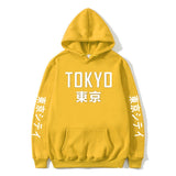 2020 New  Japan Harajuku Hoodies Tokyo City Printing Pullover Sweatshirt Casual Hip Hop Streetwear off white  Male Tops 3XL