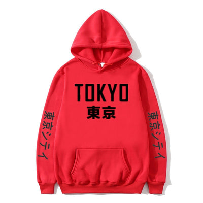 2020 New  Japan Harajuku Hoodies Tokyo City Printing Pullover Sweatshirt Casual Hip Hop Streetwear off white  Male Tops 3XL