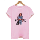 CZCCWD Camisetas Verano Mujer 2019 Thin Section T Shirt Vogue Letter Harajuku Female T-shirt Leisure Fashion Aesthetic Tshirt