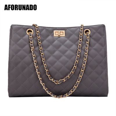 Luxury Handbags Women Bags Designer Leather Chain Large Shoulder Bags Tote Hand Bag Fashion Crossbody Bags For Women 2019 White