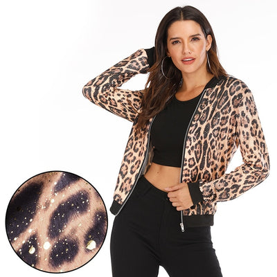 Plus Size Spring Women's Jackets Retro Floral Printed Coat Female Long Sleeve Outwear Clothes Short Bomber Jacket Tops 5XL