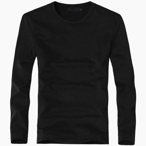 2019 Elastic Mens T-Shirt V-Neck Long Sleeve Men T Shirt For Male Lycra And Cotton T-Shirts Man Clothing TShirt Brand Tees