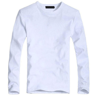 2019 Elastic Mens T-Shirt V-Neck Long Sleeve Men T Shirt For Male Lycra And Cotton T-Shirts Man Clothing TShirt Brand Tees