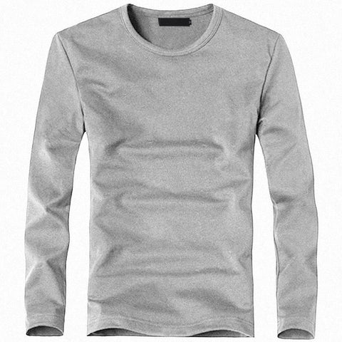 2019 Elastic Mens T-Shirt V-Neck Long Sleeve Men T Shirt For Male Lycra And Cotton T-Shirts Man Clothing TShirt Brand Tees