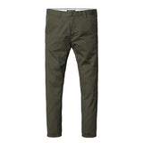 Simwood Brand Spring Winter New Fashion 2020 Slim Straight Men Casual Pants 100% Pure Cotton Man Trousers Plus Size  KX6033