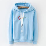 Hoodies Women 2020 Brand Female Long Sleeve Solid Color Hooded Sweatshirt Hoodie Tracksuit Sweat Coat Casual Sportswear S-3XL