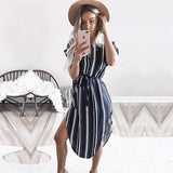 Summer Dress 2020 Women Boho Style Geometric Print Beach Dress Elegant Party Dresses with Belt Vestidos de fiesta Plus Size XXXL