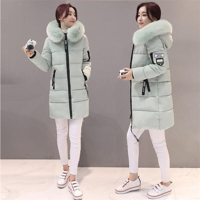 Parka coat women winter coat long cotton casual cotton hooded coat women thick warm winter coat women coat coat 2019 new