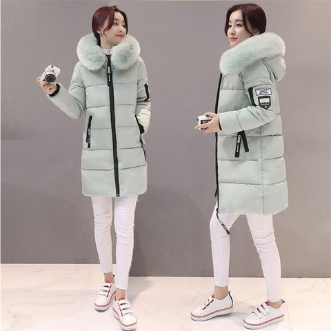 Parka coat women winter coat long cotton casual cotton hooded coat women thick warm winter coat women coat coat 2019 new