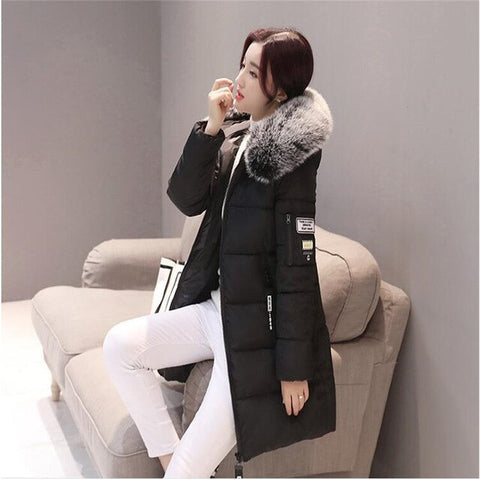 Parka coat women winter coat long cotton casual cotton hooded coat women thick warm winter coat women coat coat 2019 new