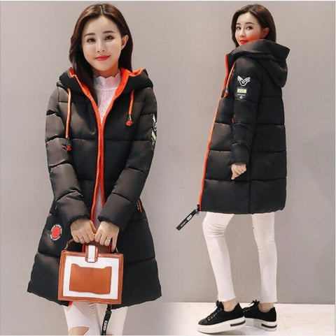Parka coat women winter coat long cotton casual cotton hooded coat women thick warm winter coat women coat coat 2019 new