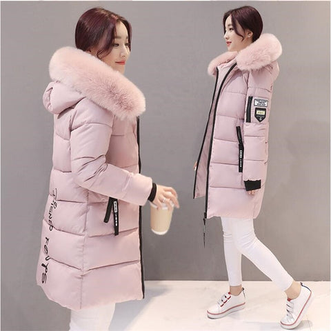 Parka coat women winter coat long cotton casual cotton hooded coat women thick warm winter coat women coat coat 2019 new