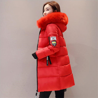 Parka coat women winter coat long cotton casual cotton hooded coat women thick warm winter coat women coat coat 2019 new