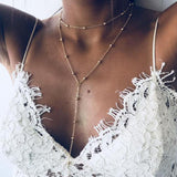 Gold Color Star Pendant Necklace Choker Chain necklaces for women Kolye Bijoux Collares Mujer gargantilha Collier Femme