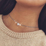 Gold Color Star Pendant Necklace Choker Chain necklaces for women Kolye Bijoux Collares Mujer gargantilha Collier Femme
