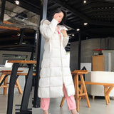 2019 Winter Women Jacket X-long Hooded Cotton Padded Female Coat High Quality Warm Outwear Womens Parka Manteau Femme Hiver