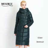 MIEGOFCE 2019 Fashionable Coat Jacket Women's Hooded Warm Parkas Bio Fluff Parka Coat Hight Quality Female New Winter Collection