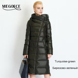 MIEGOFCE 2019 Fashionable Coat Jacket Women's Hooded Warm Parkas Bio Fluff Parka Coat Hight Quality Female New Winter Collection