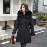 New Women Long Coat Autumn Winter Warm Velvet Thicken Faux Fur Coats Parka Female Solid Big Pocket Jacket Outwear