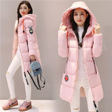 Parka Women Winter Coats Long Cotton Casual Fur Hooded Jackets Women Thick Warm Winter Parkas Female Overcoat Coat 2019 MLD1268