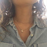 Ahmed Simple Star & Moon Pendant Necklace For Women New Bijoux Maxi Statement Necklaces Collier Fashion Jewelry