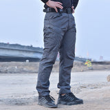 2019 Tactical Pants Military Cargo Pants Men Knee Pad SWAT Army Airsoft Solid color Clothes Hunter Field Combat Trouser Woodland