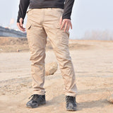 2019 Tactical Pants Military Cargo Pants Men Knee Pad SWAT Army Airsoft Solid color Clothes Hunter Field Combat Trouser Woodland