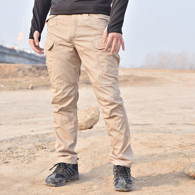 2019 Tactical Pants Military Cargo Pants Men Knee Pad SWAT Army Airsoft Solid color Clothes Hunter Field Combat Trouser Woodland