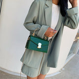 Sacs à bandoulière en cuir PU motif pierre pour femmes 2020 Mini sac à bandoulière avec poignée en métal fourre-tout de voyage dame