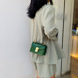 Sacs à bandoulière en cuir PU motif pierre pour femmes 2020 Mini sac à bandoulière avec poignée en métal fourre-tout de voyage dame