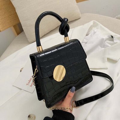 Qualité pierre motif en cuir sacs à bandoulière pour femmes concepteur petits sacs à main chaîne épaule sac de messager Mini sacs à main sac à main