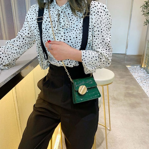 Qualité pierre motif en cuir sacs à bandoulière pour femmes concepteur petits sacs à main chaîne épaule sac de messager Mini sacs à main sac à main