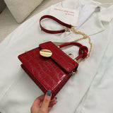 Qualité pierre motif en cuir sacs à bandoulière pour femmes concepteur petits sacs à main chaîne épaule sac de messager Mini sacs à main sac à main