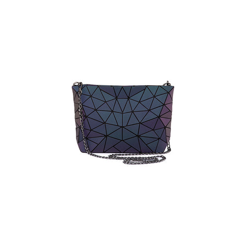 Lovevook women handbag luxury shoulder bag set geometric luminous bag Tote crossbody bag female purse and wallet for ladies 2020