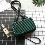 Luxury Hand Bags for Women 2019 New Suitcase Shape Totes Fashion Mini Luggage Bag Women Famous Brand Clutch Bag Mini Box Bag